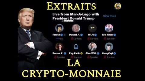 Live de Mat-A-Lago avec le Président Donald Trump. 16/09/2024 EXTRAITS SUR LA CRYPTO