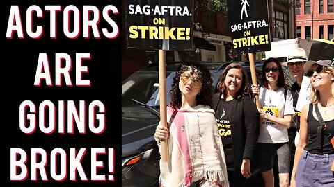 Hollywood strike is BANKRUPTING actors! FORCED to take server and dishwasher jobs!