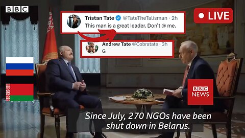 This Interview of Lukashenko (President of Belarus) By the BBC was UNBELIEVABLE! (NEW VIDEO!!)