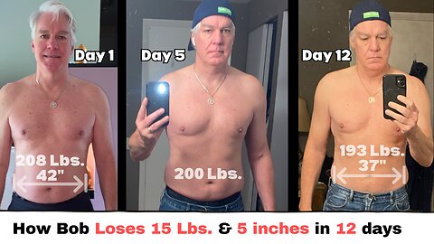 How Bob Loses 15 Lbs. & 5 inches in 12 days | R2M Protocol | Peter Greenlaw