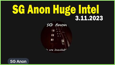 SG Anon Huge Intel Drop 3.11.23- Get Ready! Down They Go! "Maga, The Final Battle" Many Faked Deaths