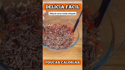 RECEITA FIT PARA EMAGRECER RÁPIDO E FÁCIL - Vídeo TikTok #Shorts