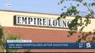 Man hospitalized after shooting outside Empire Lounge