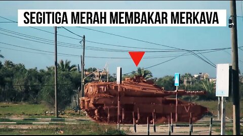 Sekali Sikat! Merkava Terbakar di Tangan Al-Yasin