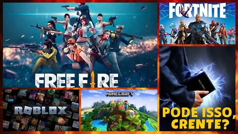 Cristão pode jogar MINECRAFT, FORTINIT, ROBLOX, FREE FIRE ❓Só quem assistir até o final vai entender