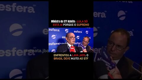 Ministro do STF Admite!! Lula Só é Presidente por Causa do Supremo!! #direita #stf #bolsonaro #lula