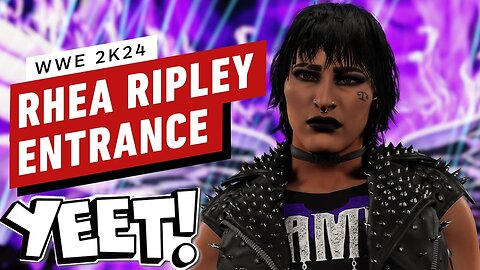 WWE 2k24 Rhea Ripley Yeet Entrance