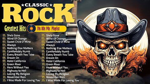 Best Classic Rock songs Of 70s 80s 90s 🔥 Queen, Nirvana, ACDC, U2, Bon Jovi, Guns N Roses