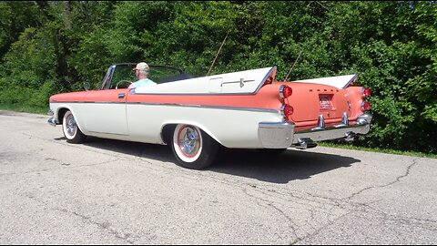 1957 Dodge Coronet Custom Royal Lancer D500 Convertible Coral &White My Car Story with Lou Costabile