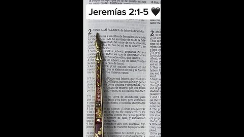 Lee la Biblia conmigo| Jeremías 2:1-5