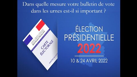 Le vote représentatif du chrétien d'aujourd'hui...