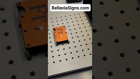 Sunday Playing with the Fiber Laser. LoL I get paid for this #Bellionaire #BellaviaSigns