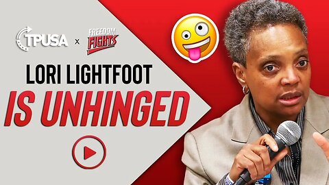 Lori Lightfoot is UNHINGED! Watch Her LOSE IT