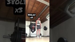 380x3 deadlift #shorts