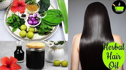 Homemade Herbal Hair Oil | How To Stop Hair Fall Naturally At Home | Hair Oil For Long & Strong Hair