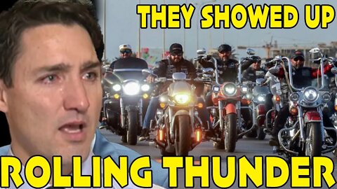 🔥 BIKERS MEET PROTESTORS IN OTTAWA ⚡️(ROLLING THUNDER) ⚡️