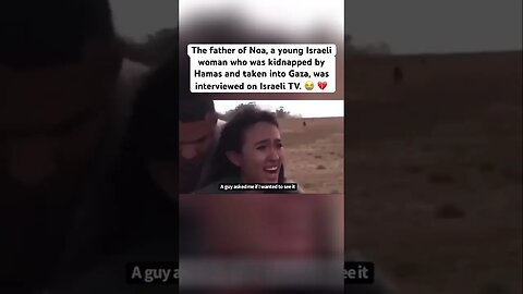 Israeli father reacts of TV after daughter is kidnapped by Hamas