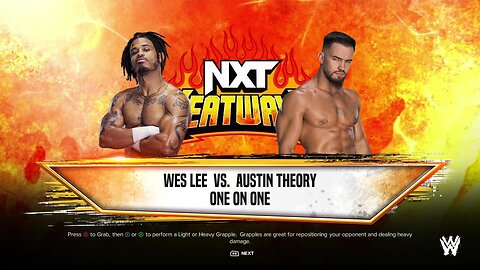 WWE 2k24 Wes Lee vs Austin Theory