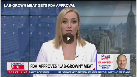 Food and Drug Administration approving the first lab-grown meat product