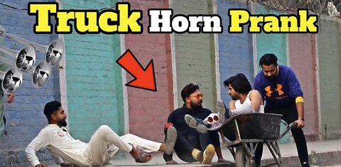 TRUCK HORN PRANK FUNNY VIDEO