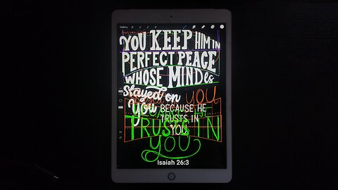 No Pressure Short Sesh Hand Lettering Isaiah 26:3