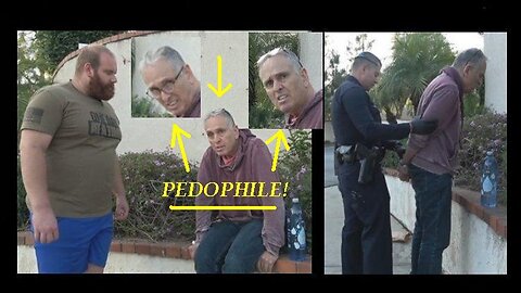 Pedophile Psycopath Whines And Says We Betrayed Him When Cops Come and Arrest Him!