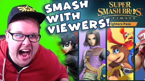 Super Smash Bros Ultimate with Viewers! Live Stream in The Basement