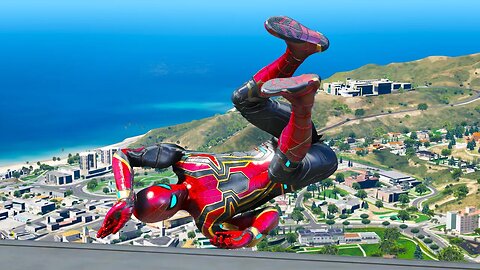 GTA 5Spiderman Epic Jumps Ragdolls Stunts & Fails Episode 84 (Euphoria Ragdolls)