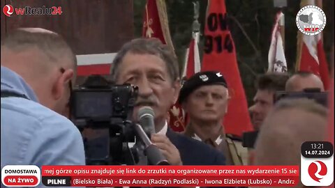 Wołyń Remembrance of Massacre of polish people by Ukrainian Stefan Bandera UPA 14/07/2024