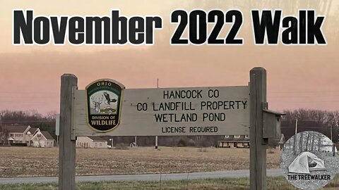 Hancock County Landfill Wetland Walk November 2022