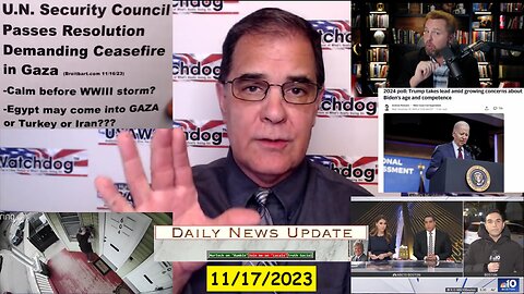 USA Watchdog: Gaza Cease-Fire/Joe out Gavin In, Dr Steve Turley, Gateway Pundit: Voter Fraud | E1019