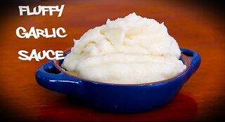 Fluffy Garlic Sauce Recipe - Lebanese Toum