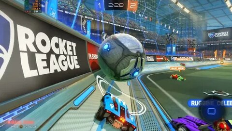 Rocket League 5 - 4 close match.