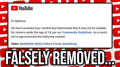 YouTube Falsely Removed My Video...