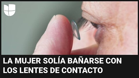 Una mujer queda ciega varios días tras contraer infección por usar lentes de contacto: qué pasó