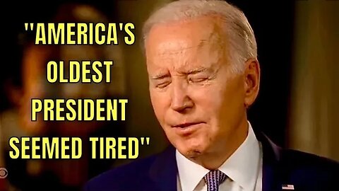 60 MINUTES calls Joe Biden “TIRED”