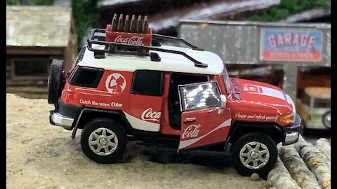 BM CREATIONS JUNIOR 1/64 COCA COLA FJ CRUISER