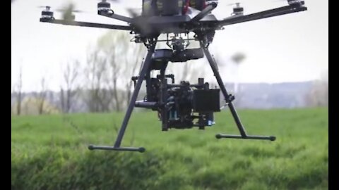 RED Helium 8K on a drone