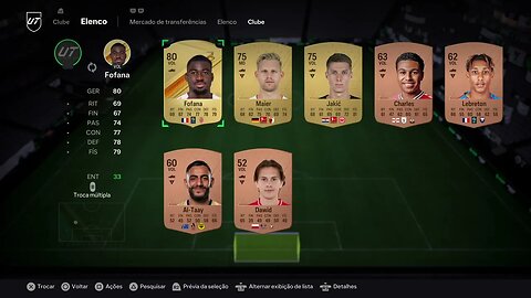 Deu química! - Monte um elenco com 33 pontos de entrosamento no UT - EA SPORTS FC 24