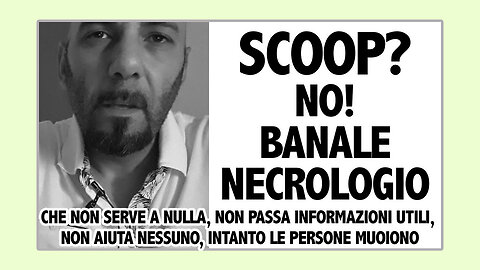 Notizie? Banali volgari e inutili necrologi [da Platone allo squallore dei “giornalisti di oggi]