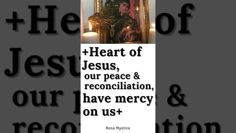 Heart of Jesus, our peace and reconciliation, have mercy on us #shorts