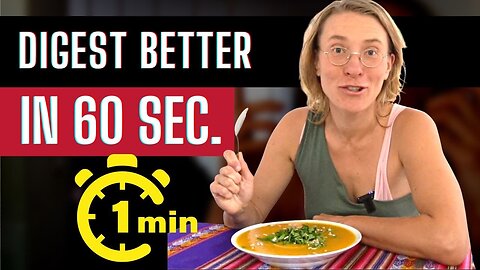 Do This 60-Second Trick Before Lunch for Smooth Digestion