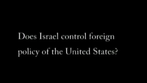 Who controls the US foreign policy?