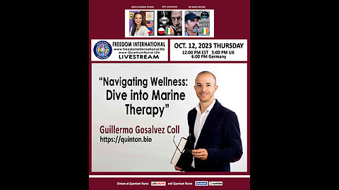 Guillermo Gosalvez Coll - “Navigating Wellness: Dive into Marine Therapy”