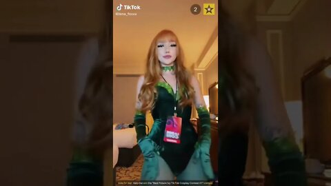 Rate the Girls: Best Poison Ivy TikTok Cosplay Contest #1b (Batman DC) 👧🌱