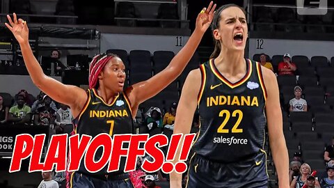 Fever CLINCH Playoff Spot As SPLASH SISTERS Caitlin Clark & Kelsey Mitchell TERRIFY The WNBA