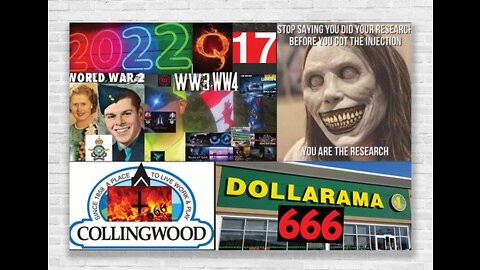 *NEW* MARCH 2022 CANADA NUREMBURG 2.O DIGITAL EVIDENCE * 666 *1%* DOLLARAMA STORE* BRAINWASHED FUCKTARDS 666 COVID CULT COLLINGWOOD ONTARIO