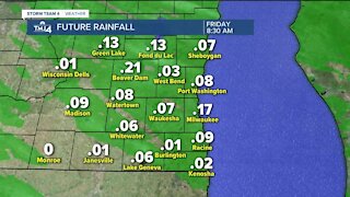 Clouds thin out Thursday afternoon, chance for late rain