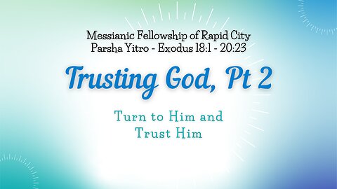 Trusting God Part 2