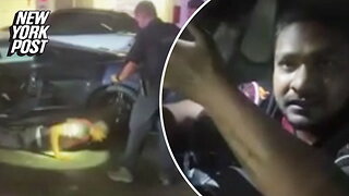 Would-be Florida Corvette car thief begs owner to free him after getting trapped inside: 'Can I get out?'